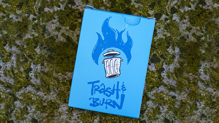 Trash &amp; Burn (Blue) Playing Cards by Howlin&#039; Jacks